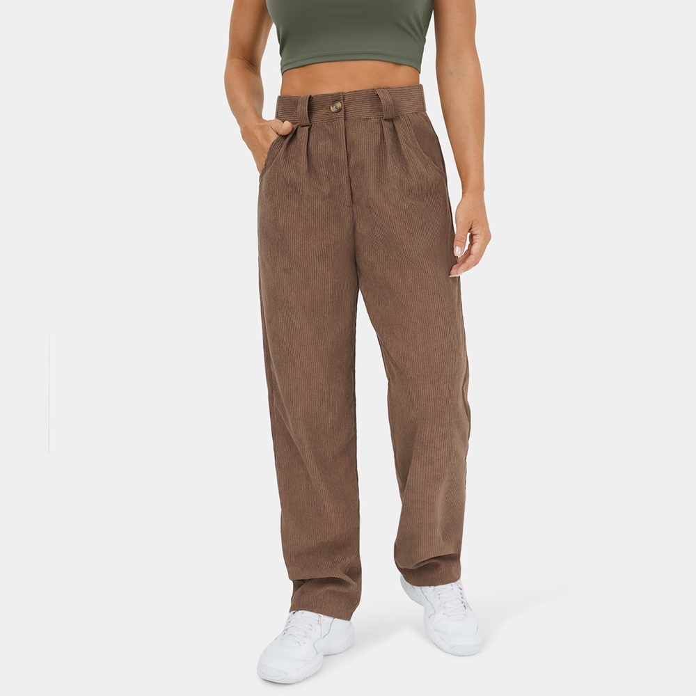 Halara NWT Straight Leg Corduroy Trousers